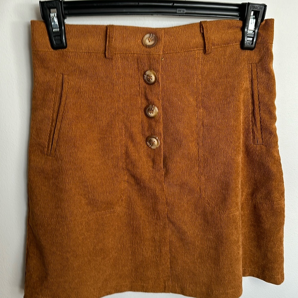 Corduroy skirt